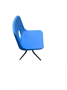4 x of New Blue Children's Chair School Classroom Study Office Stackable - Picture 1 of 1