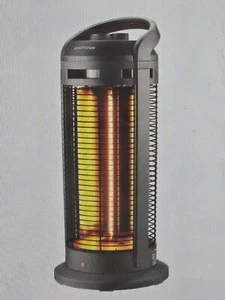 Ainfox HA-HT016 Black Electric Infrared Portable Space Heater W/Oscillation 24" - Picture 1 of 14