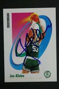Joe Kleine Boston Celtics Arkansas Signed 1991 Skybox #15 Autographed NBA Card  - Picture 1 of 3