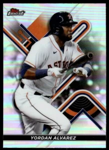 2022 TOPPS FINEST REFRACTOR Yordan Alvarez R106 Houston Astros #95 - Picture 1 of 2