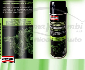 AREXONS PULITORE SISTEMA ASPIRAZIONE CARBURATORE 500ml MOTORI BENZINA GPL METANO - Imagen 1 de 1