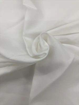 Vintage White Polyester Sheer Fabric 2 Yards By 62” Wide - Image 1 of 4