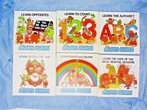 The Munch Bunch Set Hardcover Books 1981 Lot Of 6 Vintage Educational Reading - Picture 1 of 9