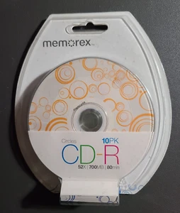 Memorex CD-R 10-Pack "Circles" 52X 700MB 80 min {D} - Picture 1 of 1
