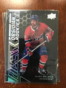 Alex Belzile 2020-21 SPx Black Obsidian Rookies RC 324/349 - Picture 1 of 1
