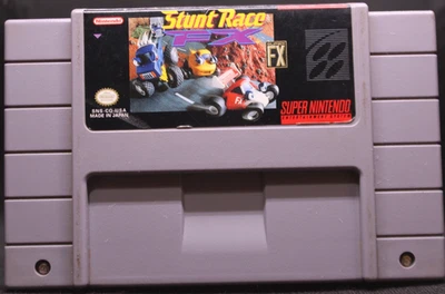Stunt Race FX - Super Nintendo SNES 1994 - Cartridge Only Cleaned Tested & Works - Image 1 of 4