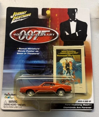1/64 JOHNNY LIGHTNING 007 40TH ANNIVERSARY DIAMONDS ARE FOREVER Mustang Mach TG - Image 1 of 2