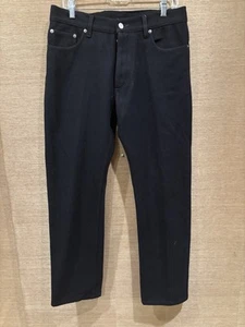 Vintage! Helmut Lang Mens Navy Wool Button Fly Jeans Size 34 Italy Rare! - Picture 1 of 14