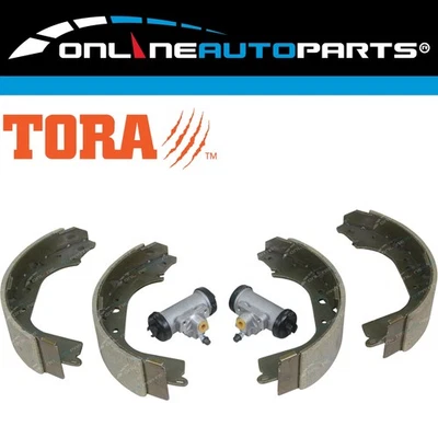 Rear Brake Shoes + Wheel Cylinders Set For Nissan Patrol GQ Y60 1988 to 1994 4X4 - Image 1 of 4
