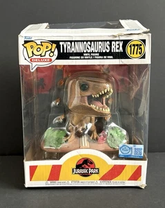 Jurassic Park Tyrannosaurus Rex 1775 Vinyl Figure Funko Pop! Deluxe DAMAGED BOX - Picture 1 of 22