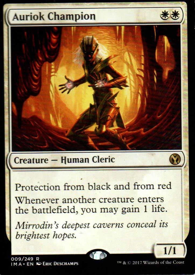 MTG: Iconic Masters: Auriok Champion: Lightly Played Condition - Image 1 of 1