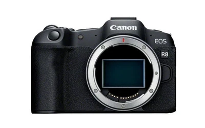 Canon EOS R8 24,2MP Spiegellose Vollformat-Systemkamera - Schwarz (Nur Gehäuse) - Bild 1 von 4