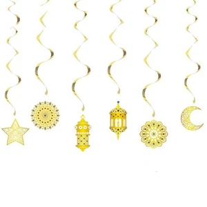 2024 Eid Spiral Charms Muslim Holiday Star Moon Castle Suit Charms Accessories - Picture 1 of 3