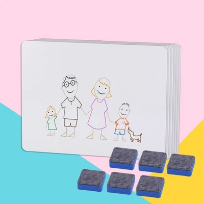  6 Pcs Mini Whiteboard Für Schreibtisch Schreibtisch-Whiteboard Löschbares - Bild 1 von 4
