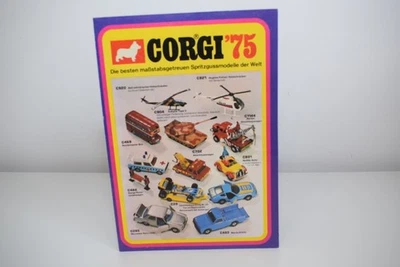 B93 CATALOGO CARTELLA VOLANTINO CORGI TOYS 1975 ECC. COND. 2 - Immagine 1 di 4