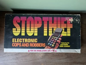 Vintage 1979 Stop Thief Electronic Cops And Robbers Board Game Turns On - Picture 1 of 19
