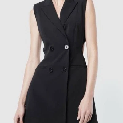 Mossman The Como Blazer Dress Black Size Aus 10 - image 1 of 4