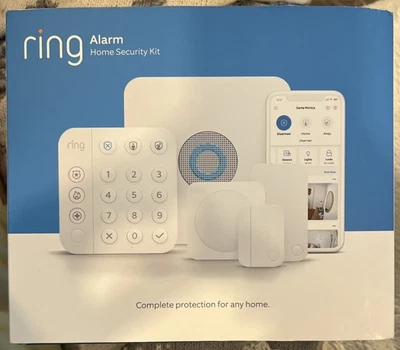 Ring Alarm 5-Piece Kit (2nd Gen) Home Security System, Works with Alexa - White - Image 1 of 2