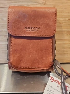 American Leather Co. Crossbody Genuine Leather Purse NEW -OTHER - READ No Straps - Picture 1 of 14