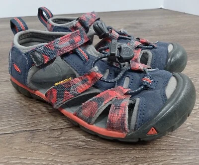 Keen 1019266 Seacamp II CNX Zapato de Agua Senderismo Sandalia Azul Naranja Niños Talla 12 Foto 1 de 4