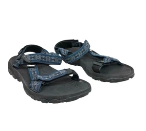Teva Sandals Mens 10 Hurricane XLT Hiking Blue Hook & Loop Comfort Flats SN 4156 - Picture 1 of 11