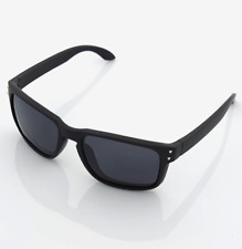 NEW Polarized Sunglasses Holbrook Matte Black Frame Dark Smoke Polarized Lens 