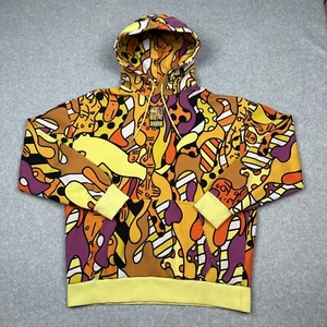 Puma X Romero Britto Art Series Mens Medium Pullover Hoodie Sweatshirt AOP - Picture 1 of 13
