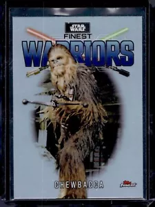 Chewbacca 2023 Topps Finest Star Wars Warriors #FW-5 - Foto 1 di 2