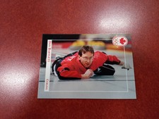 1992 Canada Olympic Card Don Bartlett Curling