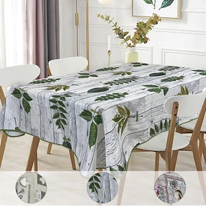 Mantel Antimanchas Rectangular, Hule Mesa, Resistente, Lavable, Impermeable. - Imagen 1 de 55
