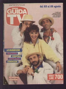 GUIDA TV MONDADORI 34/1987 PATRIZIA ROSSETTI I TRETTRE' G.B. SHOW GINO BRAMIERI - Picture 1 of 1