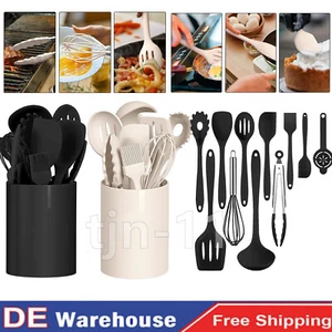 Set utensili da cucina pentole in silicone posate 12 pezzi cucina girarrosto nuovissimo - Foto 1 di 12