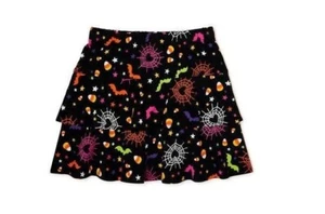 Way To Celebrate Girl's Halloween Tiered Skirt S 6-6X New - Picture 1 of 1