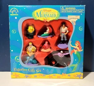 Vintage DISNEY’S The Little Mermaid ~ 6 Piece PVC Figurine Gift Set ~ EX - Picture 1 of 5
