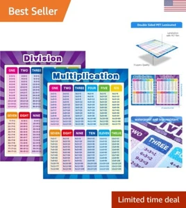 Large Multiplication and Division Educational Charts - Engaging Classroom Tools - Picture 1 of 10