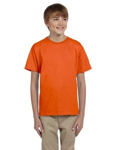 Gildan Youth T-Shirt 100% Cotton Short Sleeves Ultra Cotton M-G200B - Picture 1 of 92