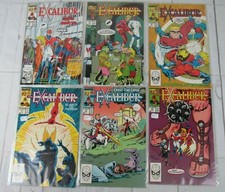 Excalibur #8-13 1989 Marvel Comics Lot of 6 Comics