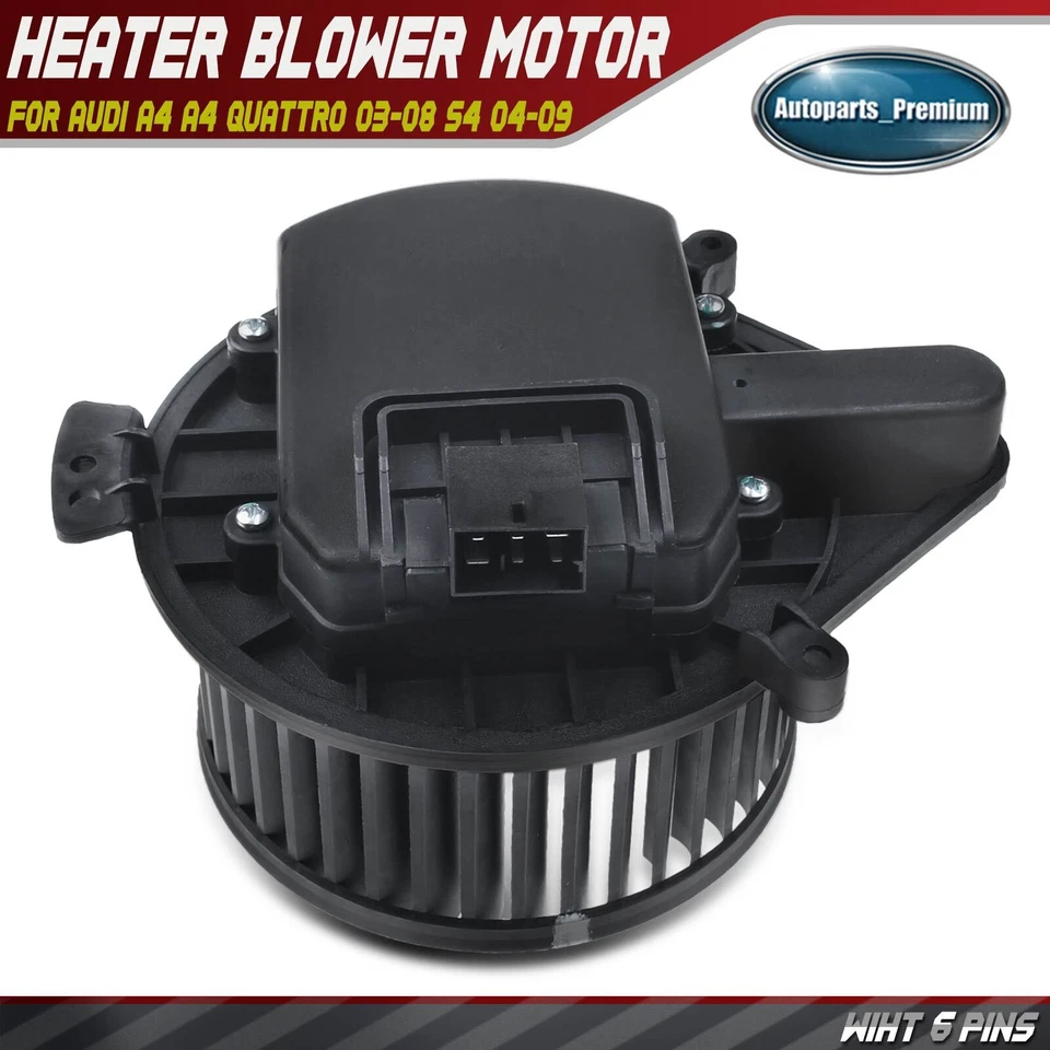 Motor soplador sin escobillas HVAC para Audi A4 A4 Quattro 2003-2009 S4 RS4 8E1820021E Foto 1 de 4