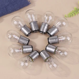 10Pcs DC12V BAY15D 1157 21/5WDouble Filament Warm White Car DRL Stop Brake Light - Picture 1 of 12