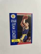 1991-92 Fleer Team Leader Basketball Card #380 Chris Mullin Warriors
