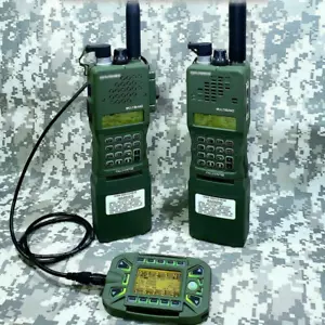 US SHIP! TRI PRC-152 RADIO 15W Hi Power MULTIBAND Aluminium Walkie Talkie MBITR - Bild 1 von 12