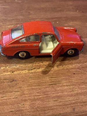Matchbox Volkswagen 1600 TL Serie Nº 67 Inglaterra por Lesney rojo diecast vintage Foto 1 de 4