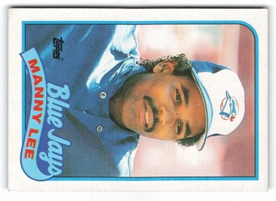 1989 Topps #371 Manny Lee Toronto Blue Jays - Image 1 of 2