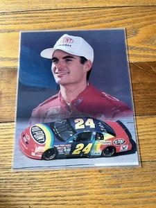 Jeff Gordon 4X CHAMP NASCAR HALL OF FAMER autographed 8x10 photo Laminated - Picture 1 of 1