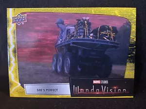 Upper Deck Marvel Studios Wanda Vision Mind Stone Yellow 59 She’s Perfect - Picture 1 of 2