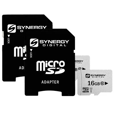 Synergy Digital 16GB, UHS-I MicroSDHC Memory Cards - Class 10, U1 - Pack of 2 - Image 1 of 4