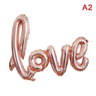 Red Love Letter Foil Balloon Pink Silver Gold Ballon Anniversary Wedding Valenti