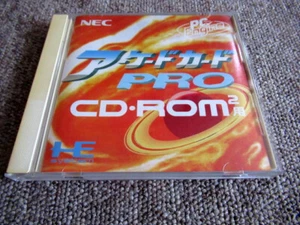 Tarjeta Arcade HuCARD Motor PC PRO PCE-AC2 1994 NEC - Imagen 1 de 3