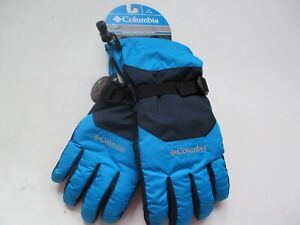 Columbia Last Tracks Waterproof man black/blue  gloves size sz XL  Brand New
