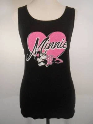Cool Girl's XL Disney's Minnie Mouse Pink Heart Sleeveless Tank T-Shirt GUC - Image 1 of 4